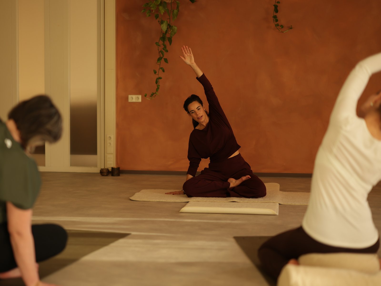 Marloes geeft yin yoga les